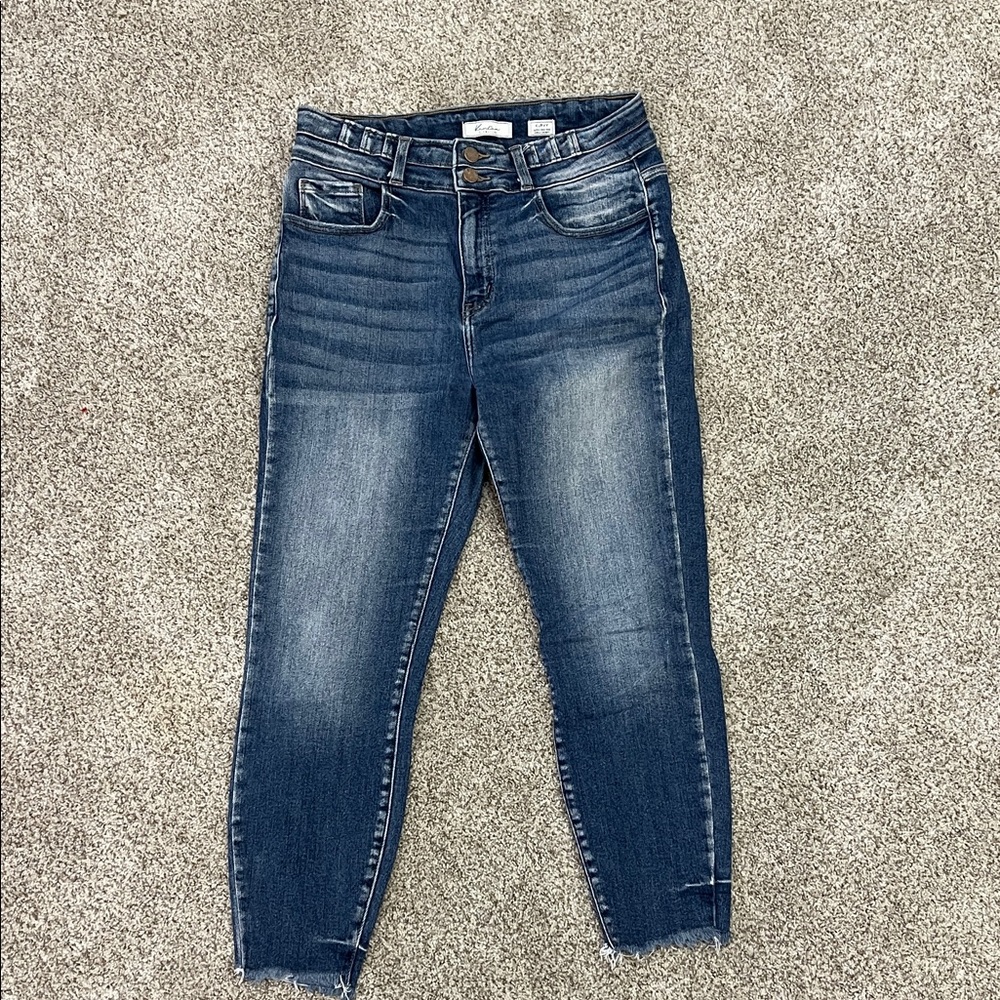 KanCan Dark Blue Ankle Jeans